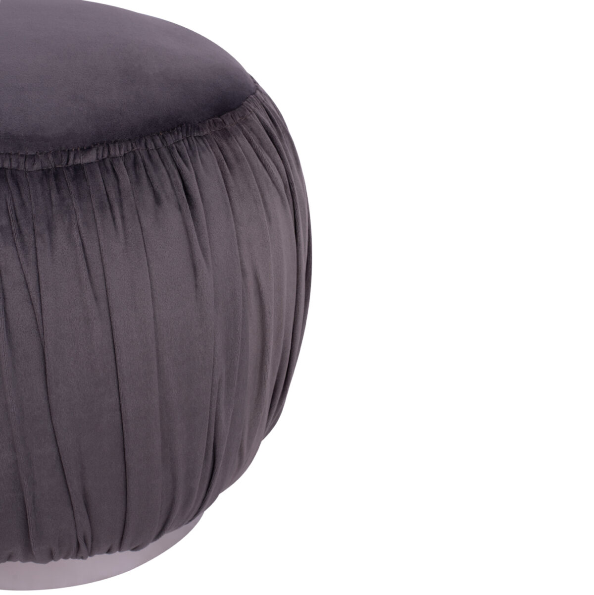 ΣΚΑΜΠΟ DEREK HM8407.01 ΓΚΡΙ ΒΕΛΟΥΔΟ ΜΕ ΑΣΗΜΙ ΒΑΣΗ 6